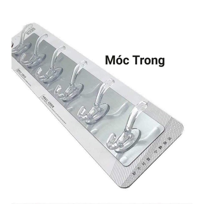 Móc trong, móc 3D dán tường chắc chắn, siêu dính