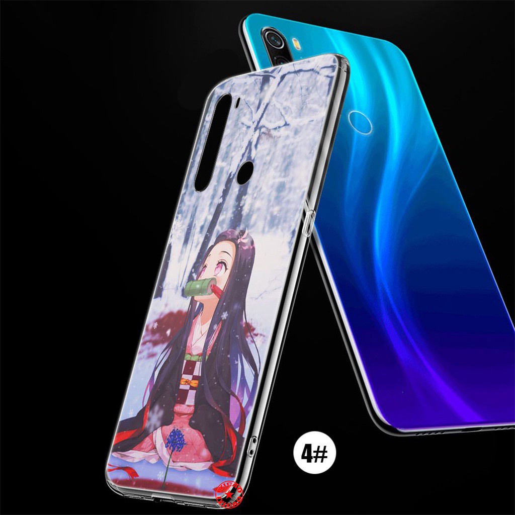 Ốp điện thoại trong suốt hình Demon Slayer 47V cho Xiaomi Redmi Note 9 9S 8 7 Pro