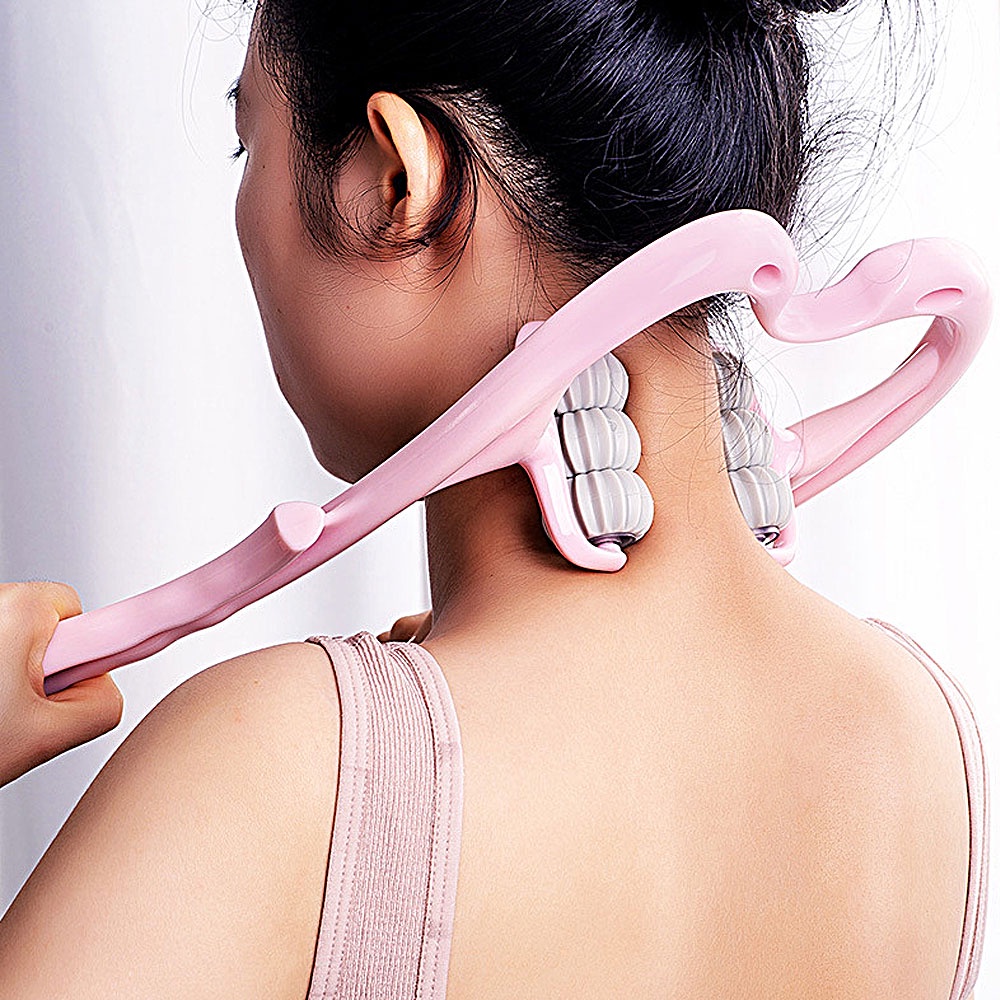 Dụng Cụ Con Lăn Mát Xa Cổ Vai Giảm Áp Lực Tiện Dụng