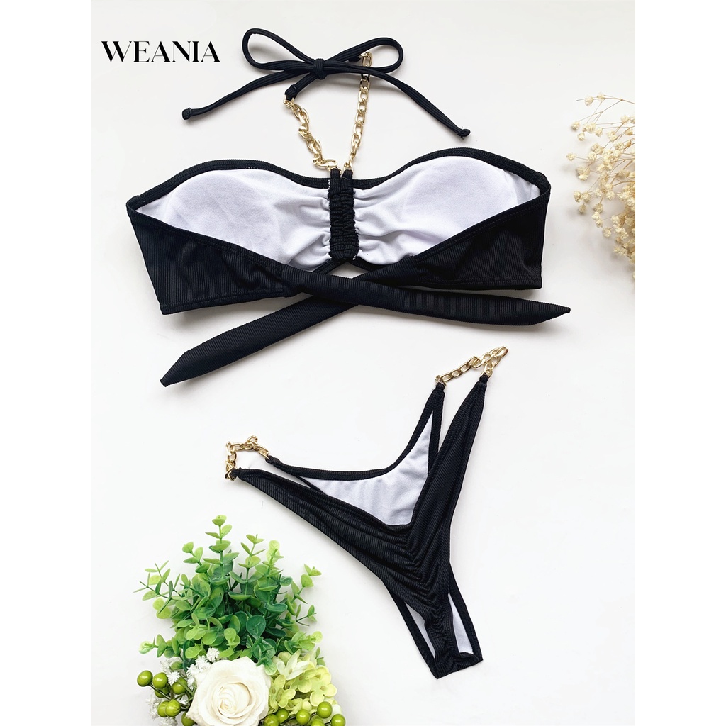Bộ Bikini 2 MảNh MàU Trơn QuyếN Rũ Cho Nữ