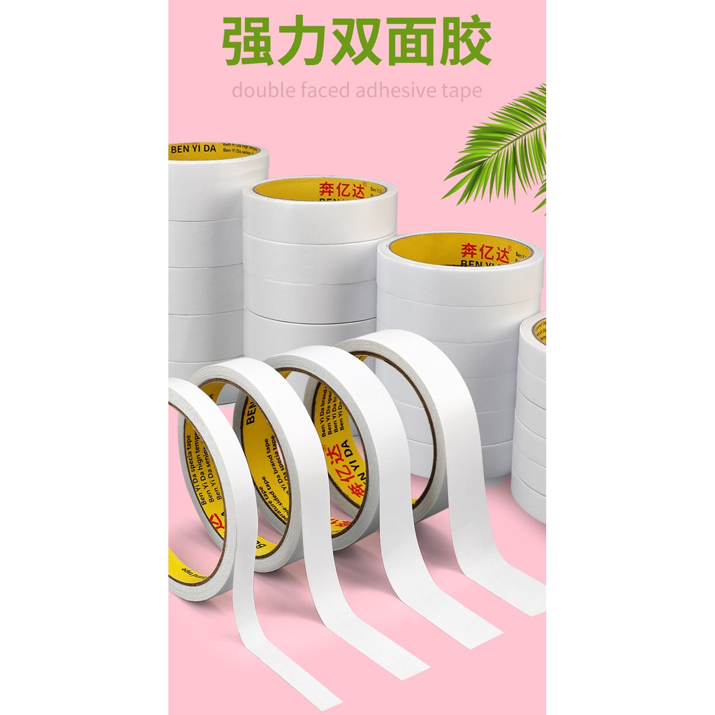 Băng Keo Xốp Hai Mặt Siêu Mỏng Trong Suốt Không Để Lại Dấu Vân Tay Độ Phân Giải Cao Dùng Trang Trí Tường / Làm Thủ Công Cho Học Sinh / Văn Phòng