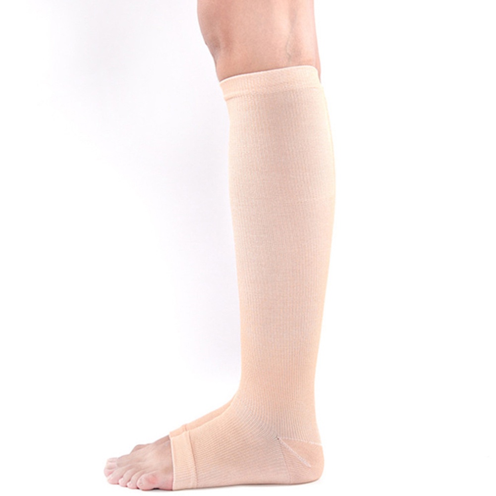 Vớ Nén Nylon Cao Đến Đầu Gối Giảm Đau Dành Cho Nam Nữ