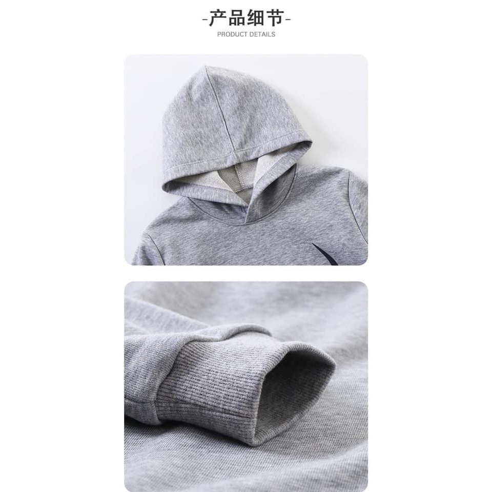 Áo nỉ hoodie bé trai cỡ lớn size đại cho bé 28-50kg