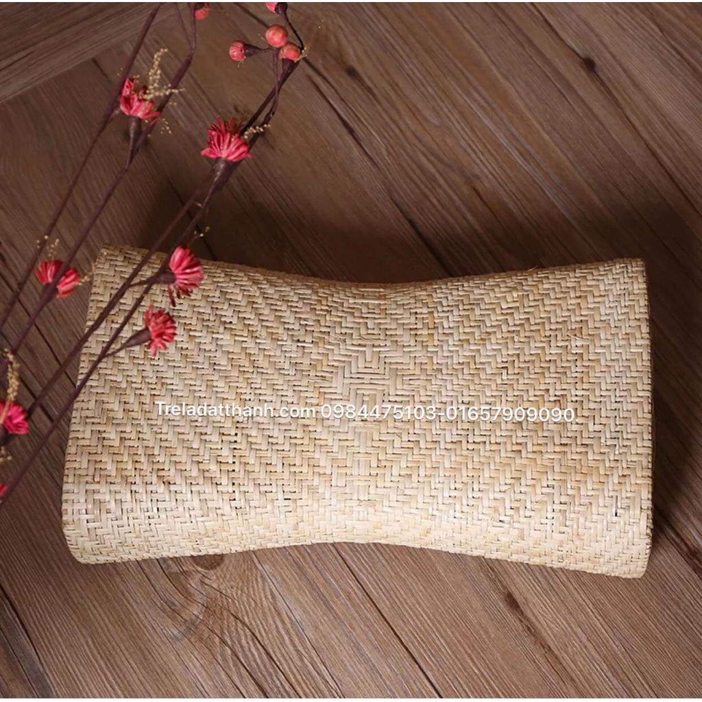 GỐI MÂY, GỐI ĐIỀU HOÀ THOÁNG KHÍ MÁT DA ĐẦU , GỐI MÂY TRE ĐẸP PHONG CÁCH VINTAGE