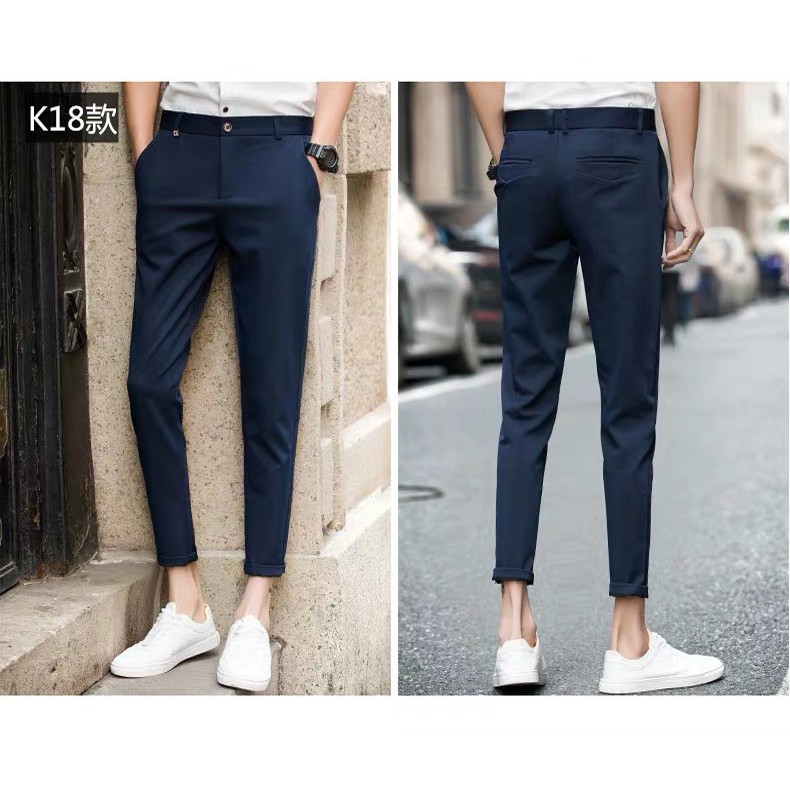 (BIGSIZE) Quần tây âu nam trơn vải co dãn chống nhăn hàng tốt xịn cao cấp | BigBuy360 - bigbuy360.vn