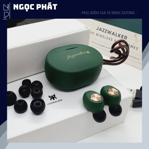 Tai Nghe Bluetooth Không Dây chính hãng BYZ Jazzwalker phiên bản cao cấp sang trọng dành cho Iphone, Samsung, Oppo, Vivo