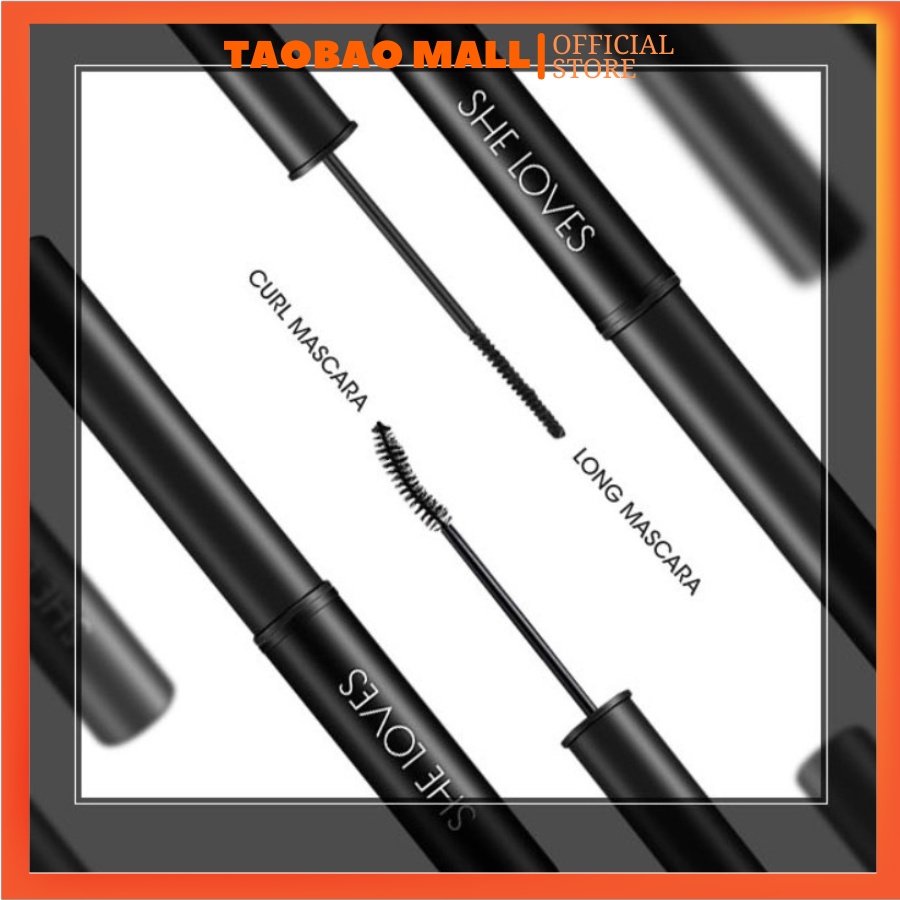 Mascara đầu cong đầu thẳng mỏng SHE LOVES làm dài và dài mi chống thấm nước lâu trôi
