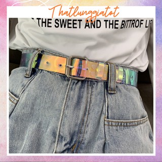 Thắt Lưng Hologram Cá Tính TL013 (Hỗ trợ bấm lỗ dây nịt) - Thắt Lưng Giá Tốt