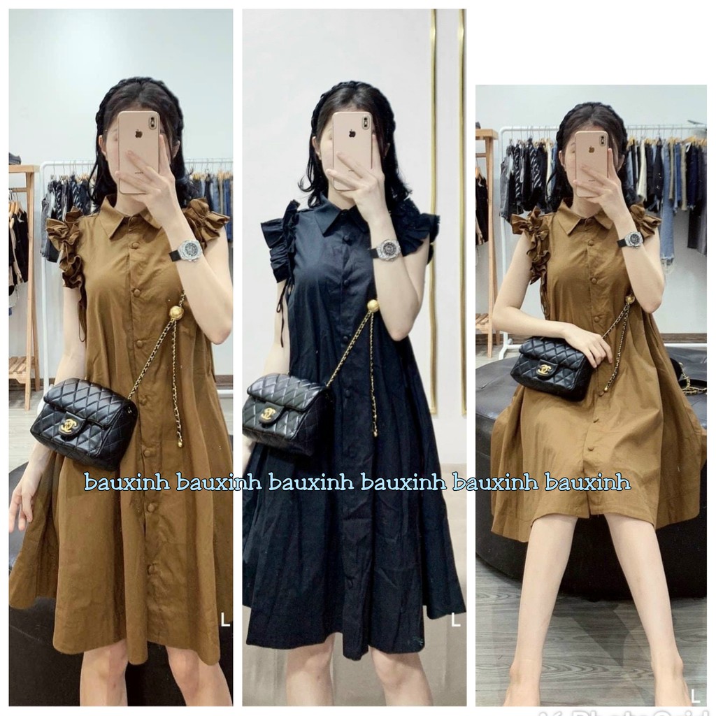 Đầm Bầu Váy Bầu cao cấp dáng Xuông Chất Lụa Hàn Mềm, siêu mát Thấm Mồ Hôi Tốt, Freesize từ 45 đến 70Kg