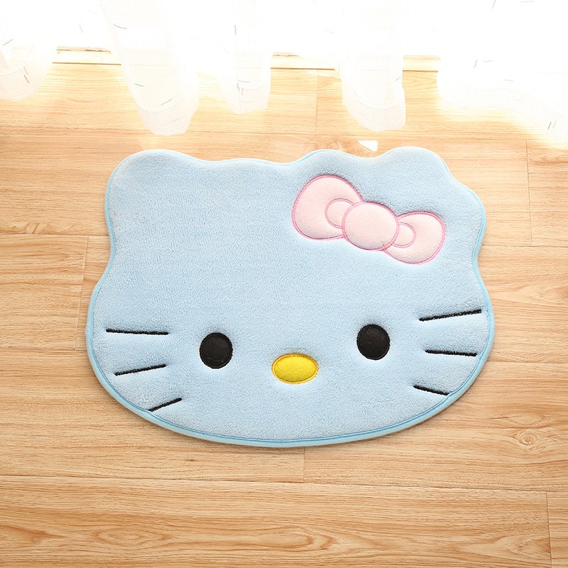 Thảm lau chân hình mèo Hello Kitty rất đáng yêu