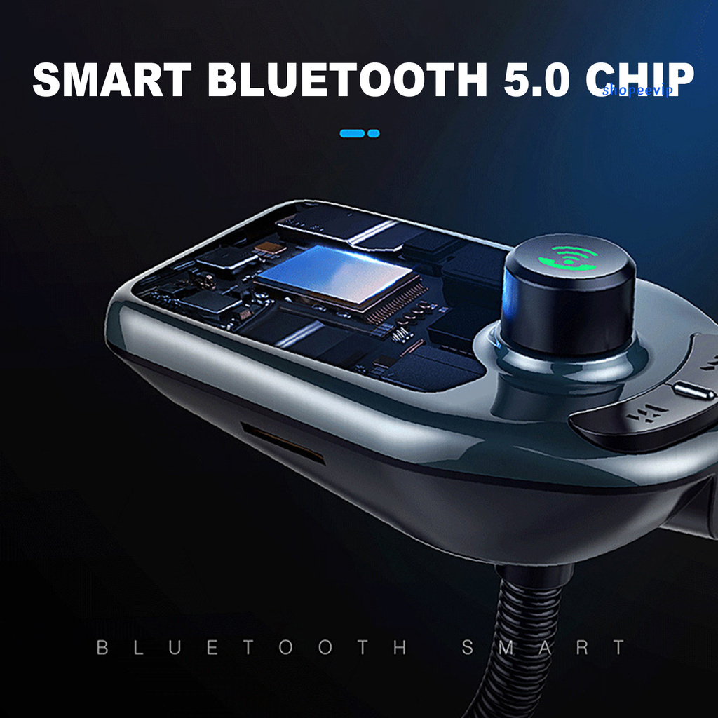 Máy Nghe Nhạc Bluetooth 5.0 Kiêm Bộ Phát Tín Hiệu Âm Thanh D4 / D5 Cho Xe Hơi