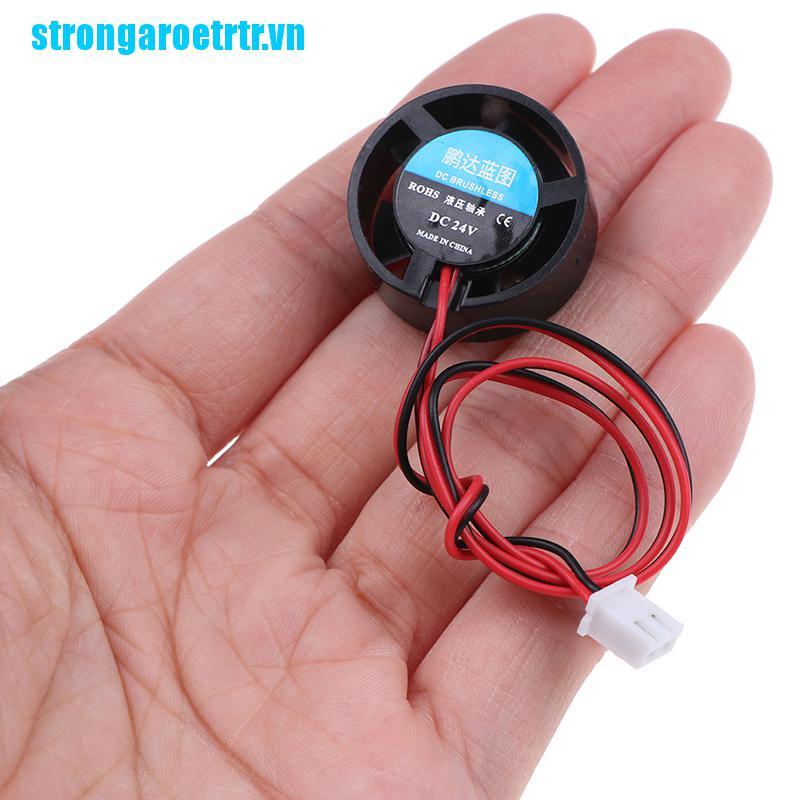 Quạt làm mát tròn size mini 25.5x10mm 5V 9V 12V 24V dành cho đèn led/ máy tính
