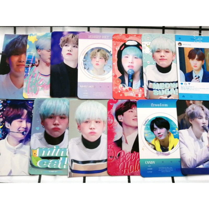 Card design BTS Suga