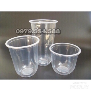 300 cốc U, ly đáy bầu loại dày