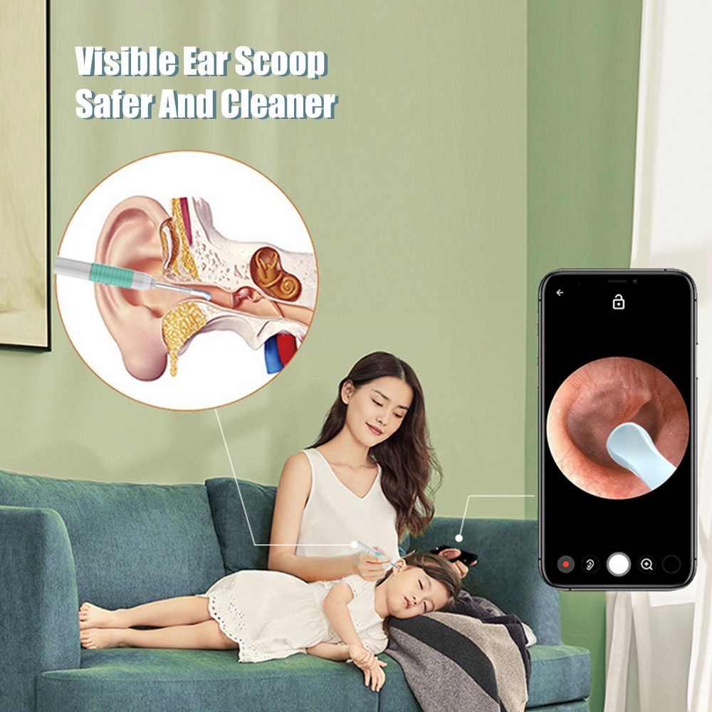 Bộ Dụng Cụ Camera Nội Soi Vệ Sinh Tai Chăm Sóc Sức Khỏe Tiện Dụng