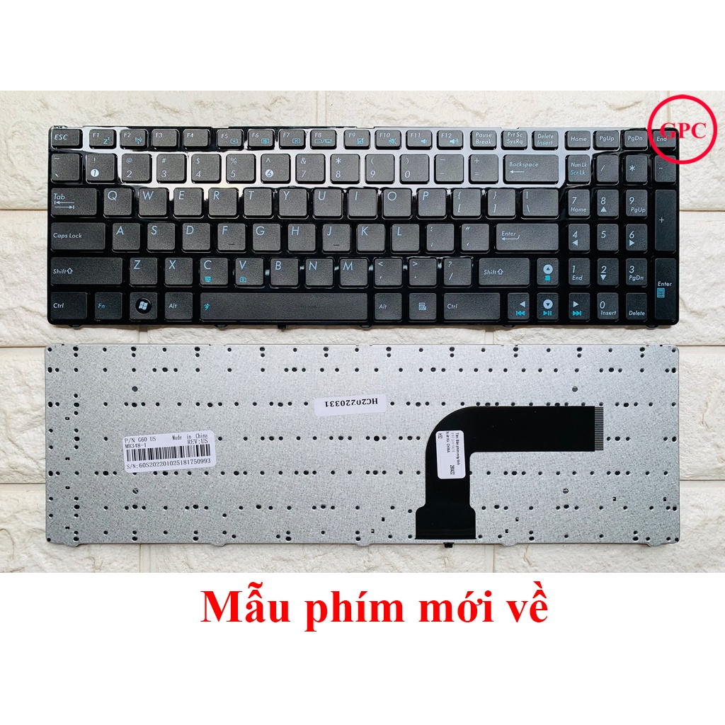 Bàn Phím Laptop ASUS K52 K52F K52J K53S K53E X53E X53SC A53E K72JK X55A X55C X55U X55VD X55 CHẤT LƯỢNG CAO - NHẬP KHẨU