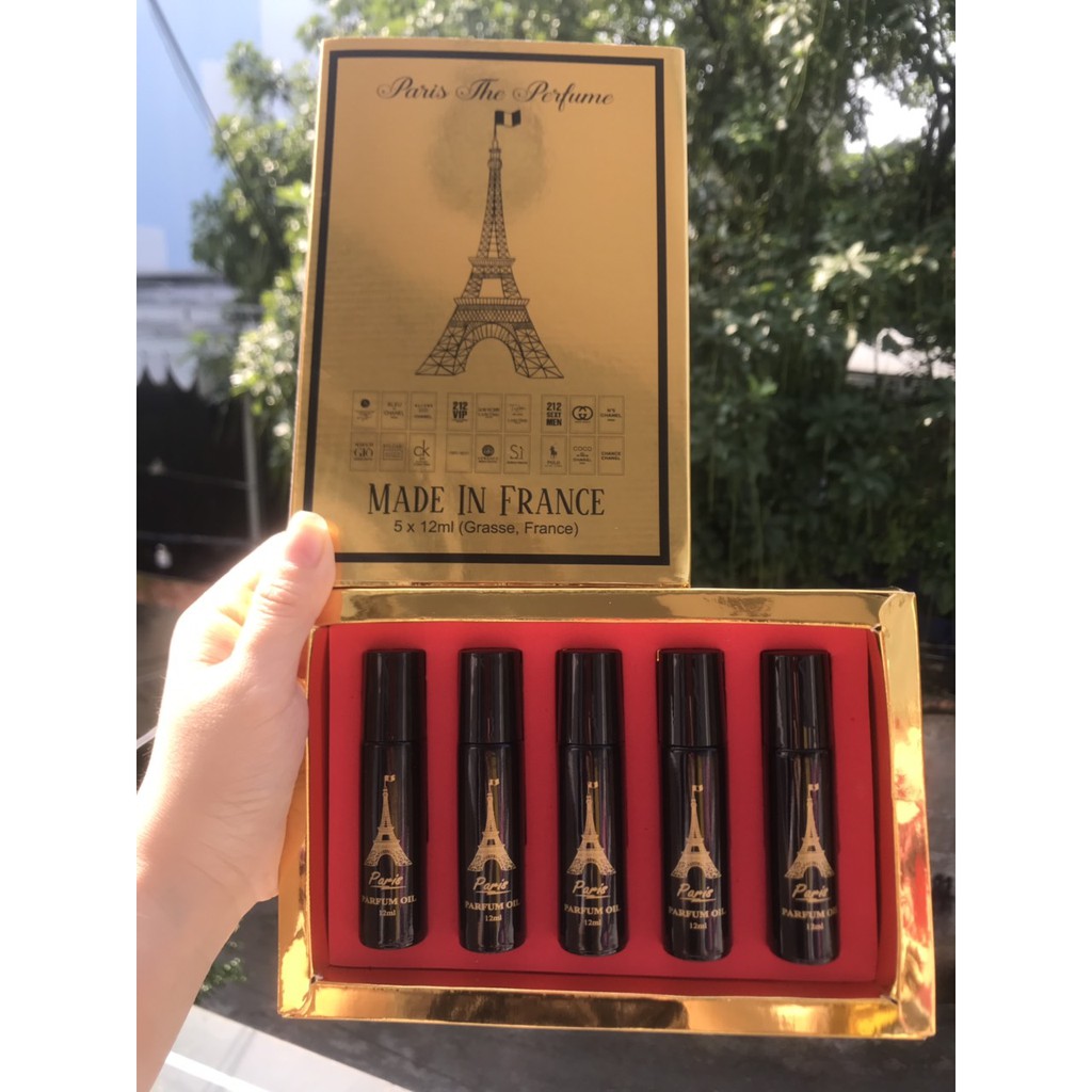 [GIÁ HỦY DIỆT] Bộ Tháp 5 Chai Tinh Dầu Pháp Chuẩn | Thế Giới Skin Care