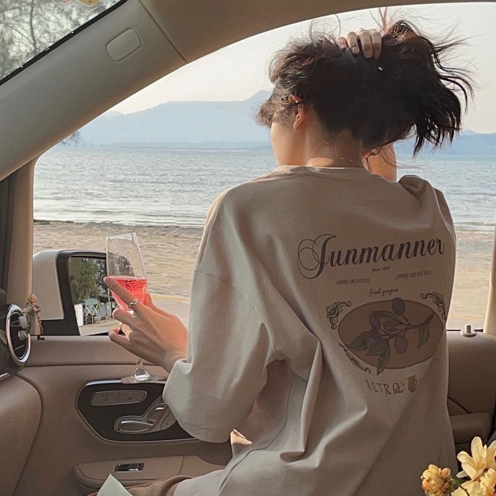 Áo Thun Ngắn Tay Dáng Rộng Phong Cách Nhật Bản Thời Trang Mùa Hè Dành Cho Nữ 2022