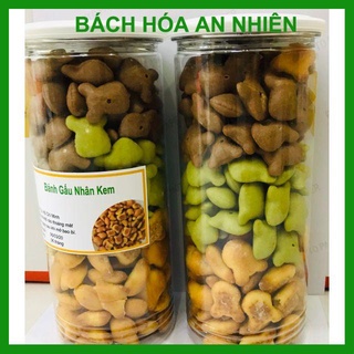 Bánh gấu nhân kem mix 3 vị hũ 400gr