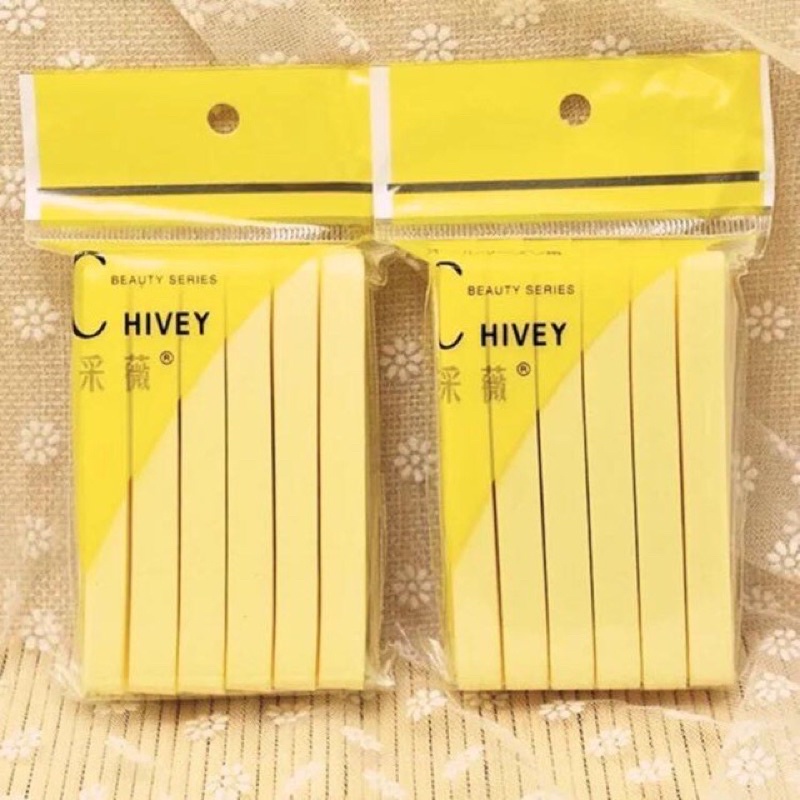 Bọt biển - bông nở rửa mặt Chivey 12miếng