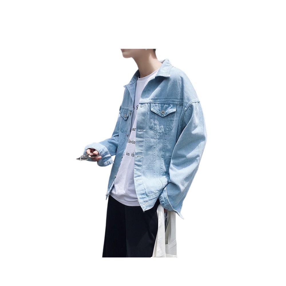 HCMÁo Khoác Jeans Nam unisex siêu hot 2021 In Hình _mã CT296