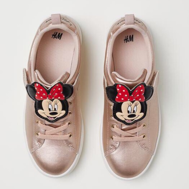 Giày Sneaker nhũ đồng Minnie H.&.M