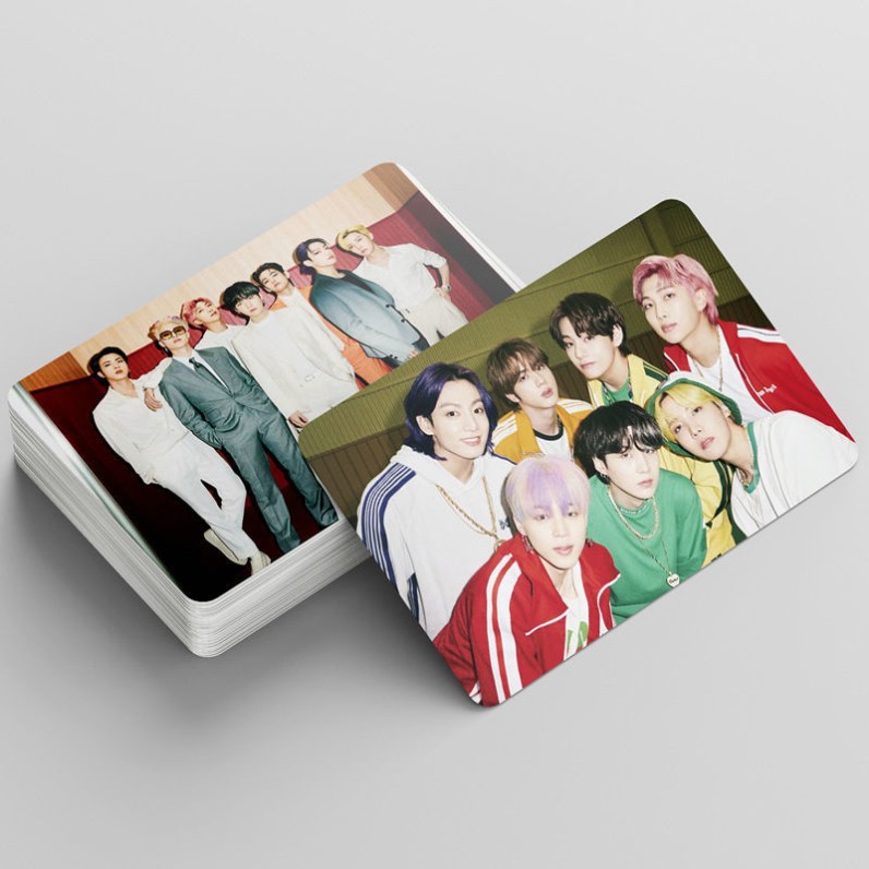 Set 55 thẻ ảnh LOMO sưu tầm hình thành viên nhóm nhạc Kpop BTS sắc nét