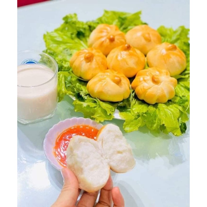 Bánh Bao Chay Phú Hưng Túi 40 Chiếc, Bánh Bao Hấp, Chiên Chế Biến Vô Cùng Tiện Lợi, An Toàn Vệ Sinh Thực Phẩm
