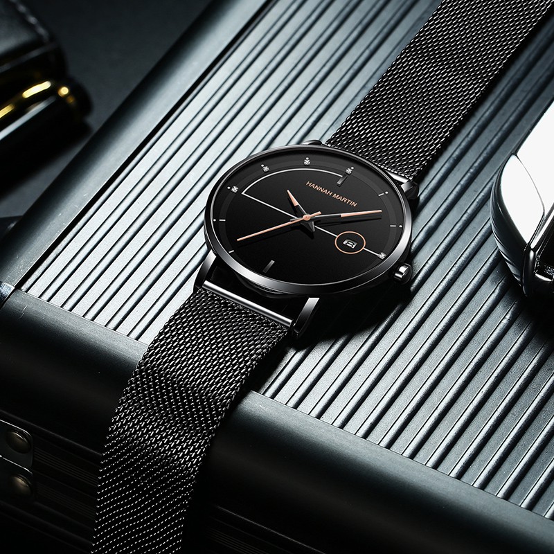 Đồng Hồ Nam Hannah Martin Chính hãng - Đẳng Cấp - Model hm-10101 - dây thép không gỉ | BigBuy360 - bigbuy360.vn