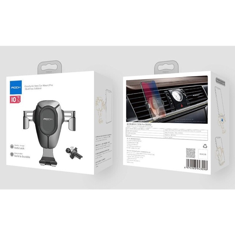 Giá đỡ Rock kẹp điện thoại cửa gió oto xe hơi Gravity air Vent car mount Pro chính hãng | BigBuy360 - bigbuy360.vn