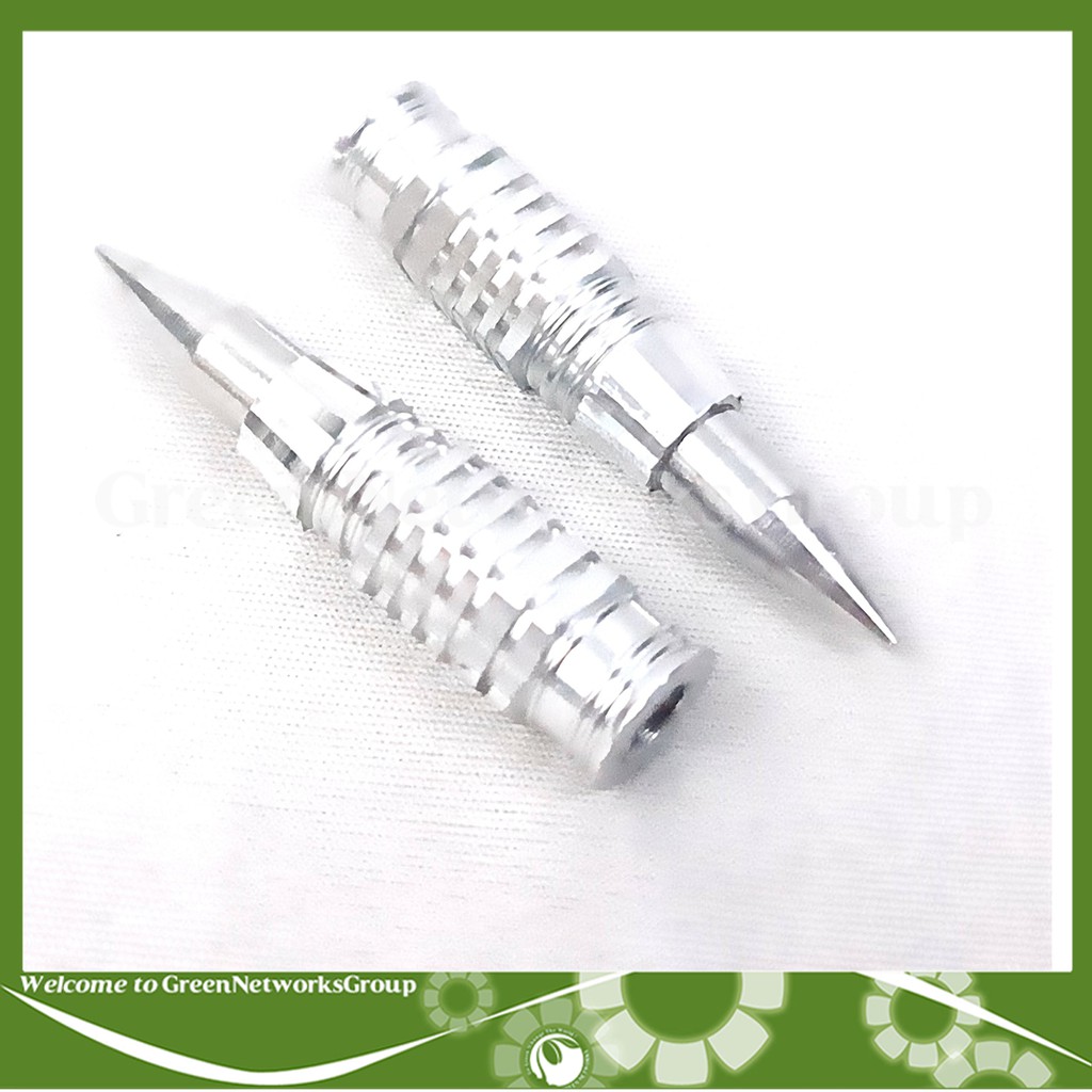 Bộ 2 Ốc đũa thắng Hỏa Tiễn Viền Sọc Nhiều Màu trang trí xe máy - Greennetworks