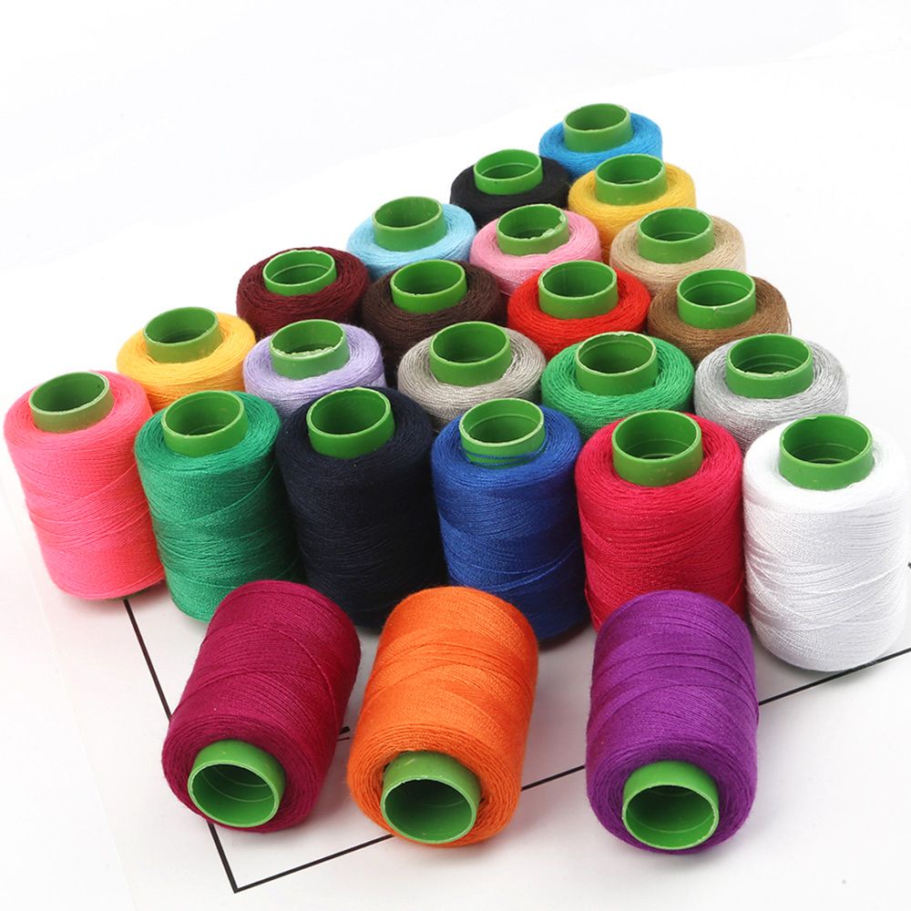 Cuộn Chỉ Cotton Nhiều Màu Sắc Dùng May Vá Đồ Thủ Công Diy