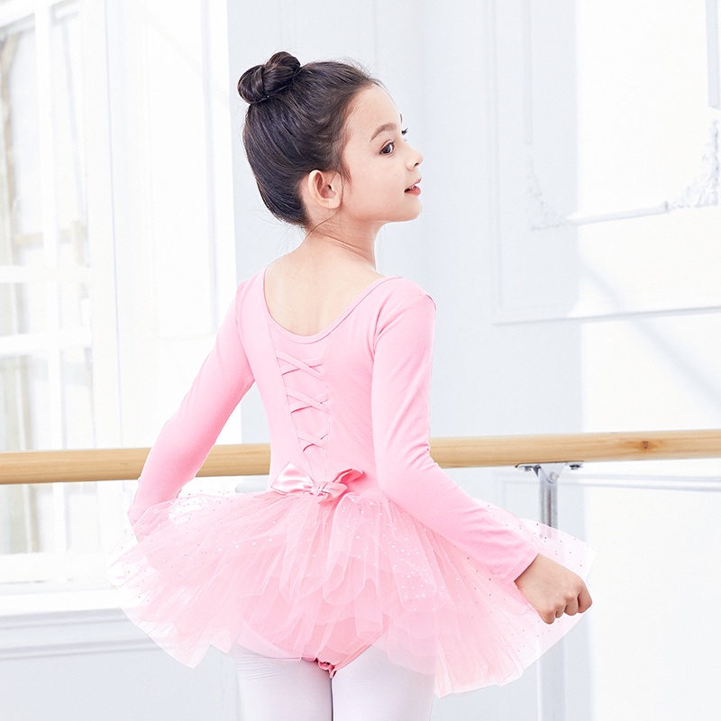 Đầm múa ba lê kiểu dáng dễ thương cho bé gái