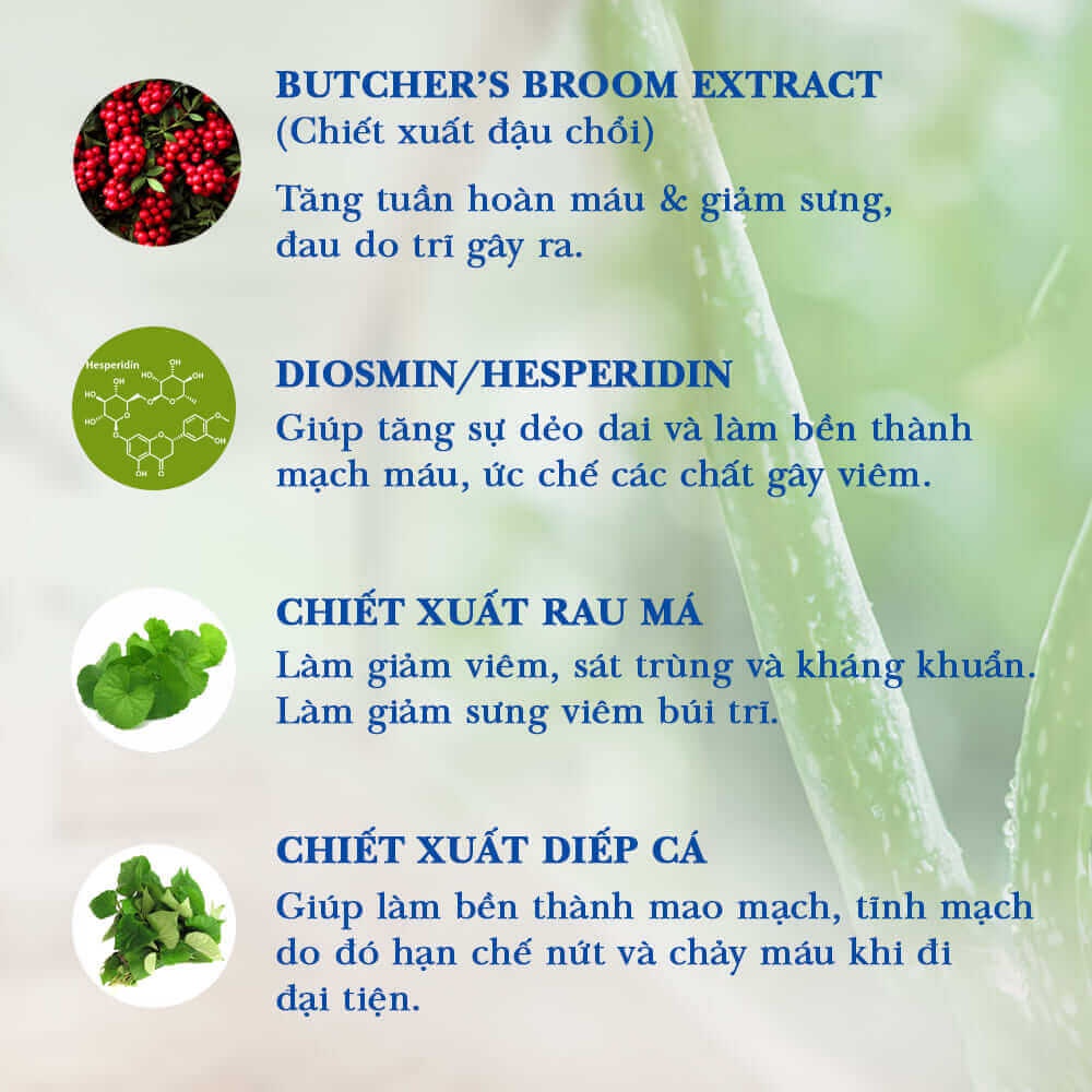 Combo 3 Hộp Viên Uống + 1 Kem Bôi Hỗ Trợ Co Thắt Búi Trĩ Trimax Dan Khang