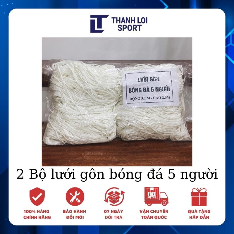 Lưới gôn bóng đá 5 người sợi dù siêu bền (2 lưới)