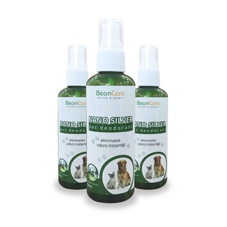Xịt khử mùi thú cưng ❤️FREESHIP❤️ Khử mùi hôi cho chó, mèo công nghệ NANO SILVER BEONCARE chai 100ml