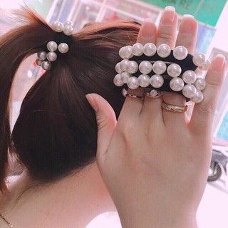 Cột tóc hạt trai siêu hot