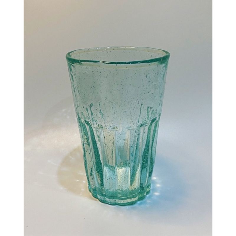 Ly thủy tinh xanh bạc hà 330ml, ly bia, ly cafe