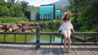 Jumsuit ren cúp ngực