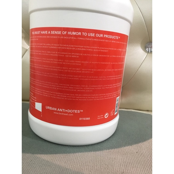 Dầu Gội Can 5 Lít Bed Head Tigi Đỏ Số 3 Dành Cho Tóc Hư Tổn Nặng 5000ML