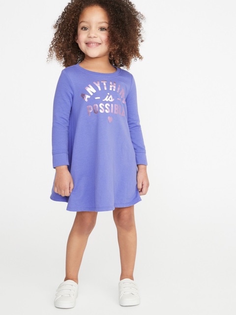 Đầm tay dài Old Navy bé gái