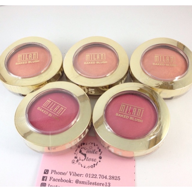 Má hồng Milani Baked Blush màu Luminoso