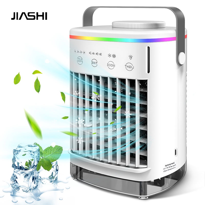 Máy làm mát quạt điều hòa không khí JIASHI linh động cổng usb nhỏ bé sử dụng tại nhà phun tạo ẩm để bàn