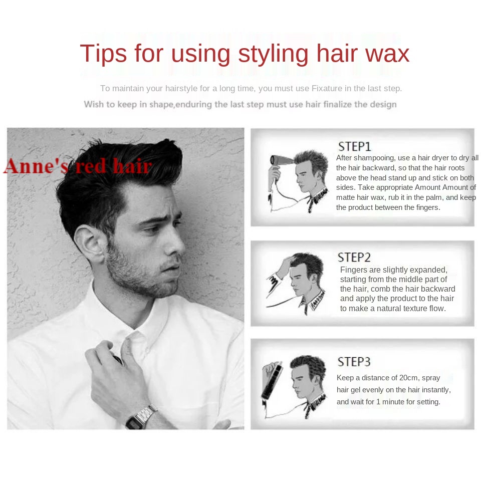 [Hàng mới về] Sáp vuốt tóc tạo kiểu tự nhiên dưỡng ẩm