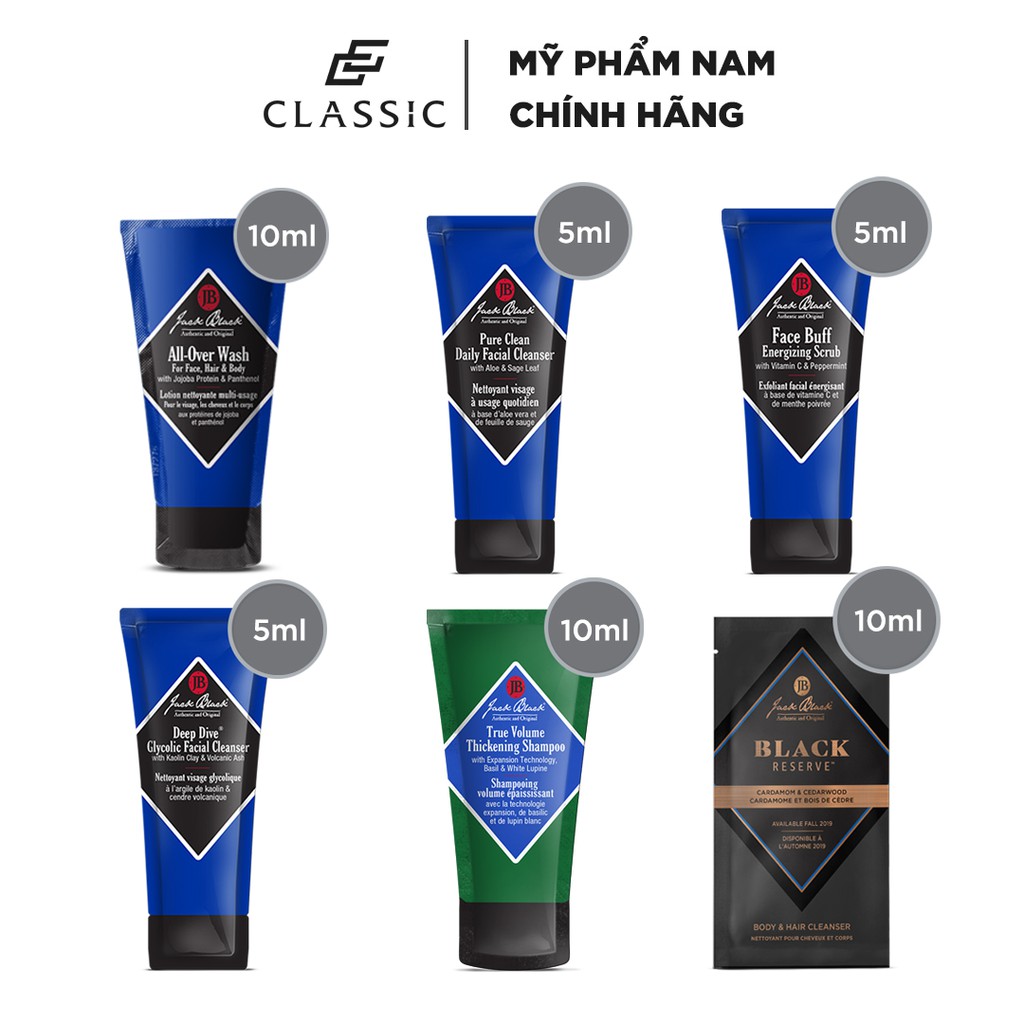 Gói Sample dùng thử Jack Black Skincare
