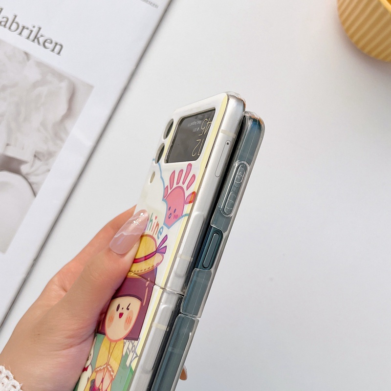 Ốp Điện Thoại Cứng Họa Tiết Hoạt Hình Blu-ray Cho Samsung Galaxy Z Flip 3 5G Z Flip 4 Z Flip4