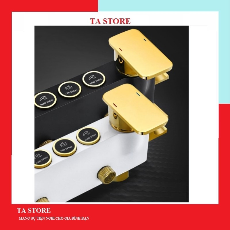 Sen Cây Vòi Tăng Áp Nóng Lạnh Kèm Vòi Xịt Vệ Sinh TATAMO Sen Tắm 4 Chức Năng Thiết Bị Nhà Tắm TA STORE ST06