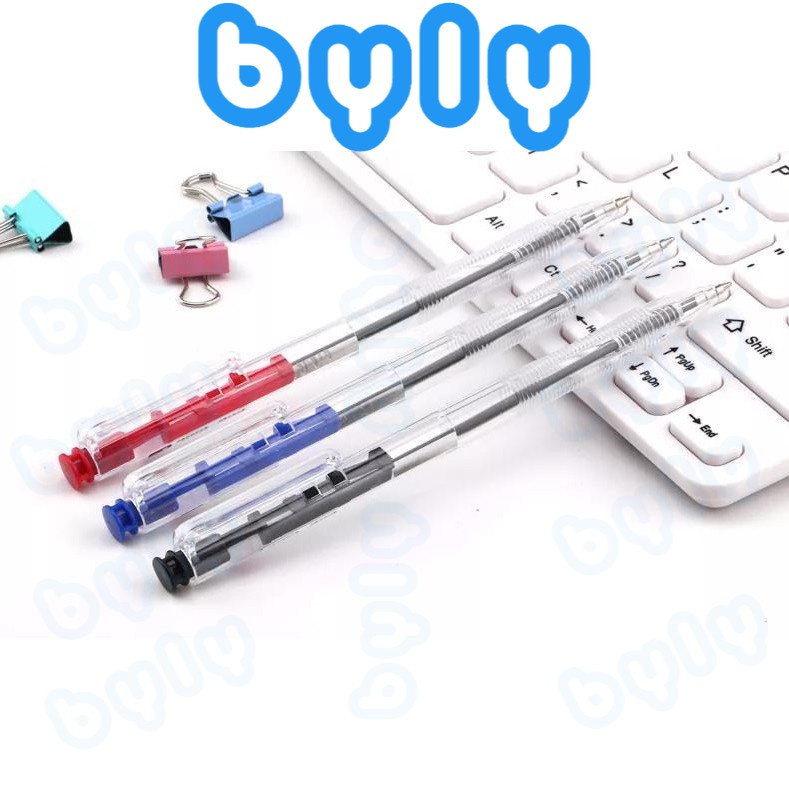 [Ship hỏa tốc] Bút bi bấm ngòi 0.7mm BAOKE | B14 - ByLy Store