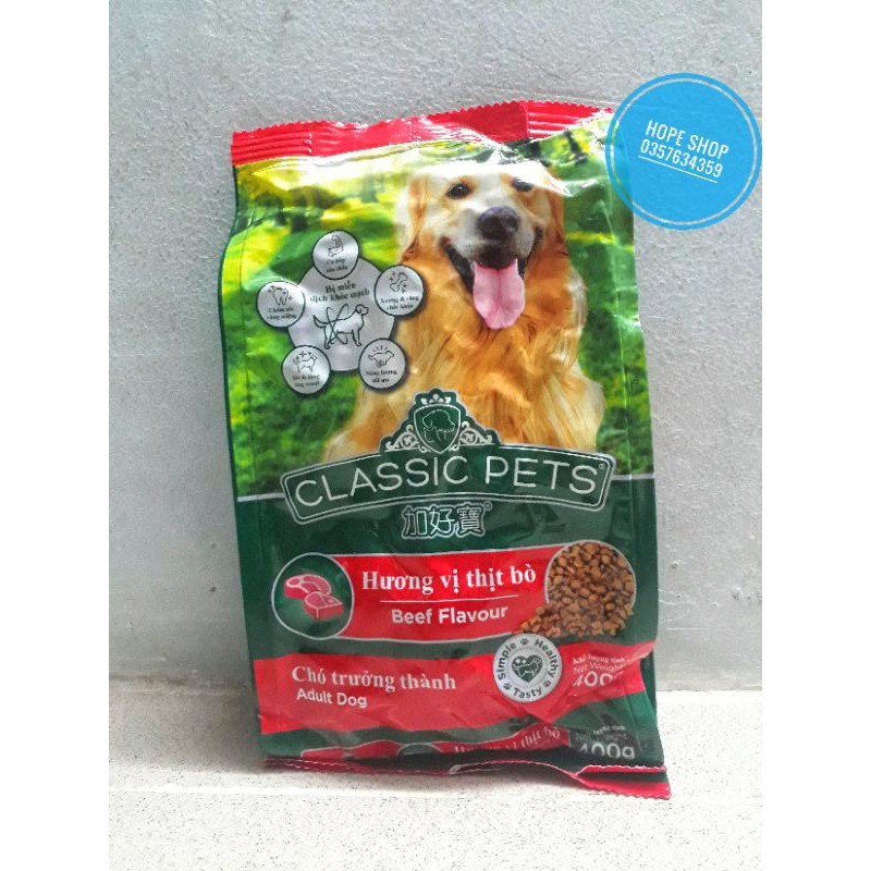 Thức ăn cho Chó lớn CLASSIC PETS 400g