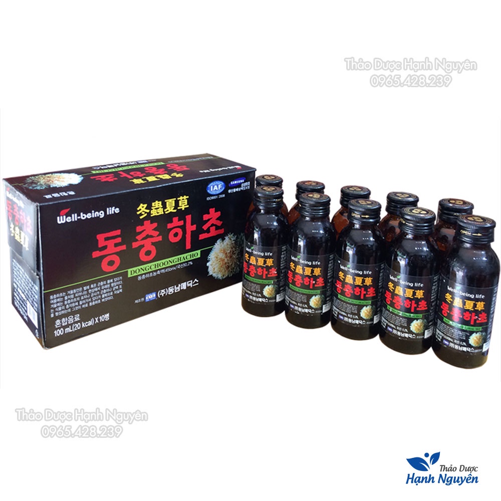 Nước đông trùng hạ thảo nguyên chất Hàn Quốc  - Thảo Dược Hạnh Nguyên